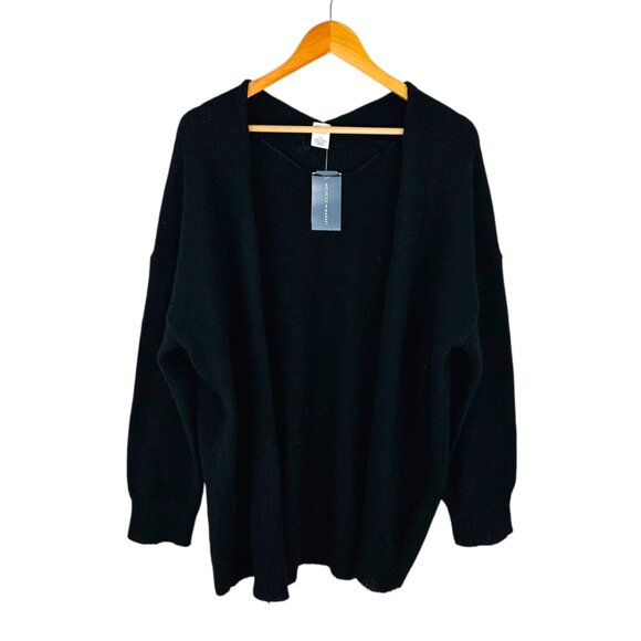 Melrose and Market Women's Size XL Open Front Black Cardigan Sweater NEW - Picture 2 of 5